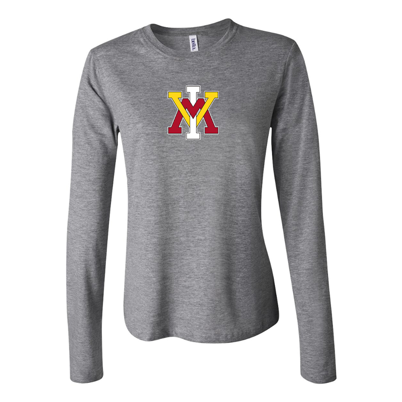 BELLA CANVAS Women’s VMI Keydets Jersey Long Sleeve Tee